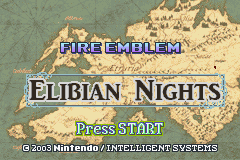 Fire Emblem - Elibian Nights (v6 beta 7) Title Screen